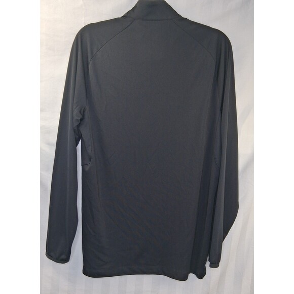 Greg Norman 1/4 Zip Shirt Mens Medium Play Dry Black Long Sleeve Size S - Picture 6 of 10